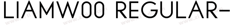 LiamW00 Regular字体转换